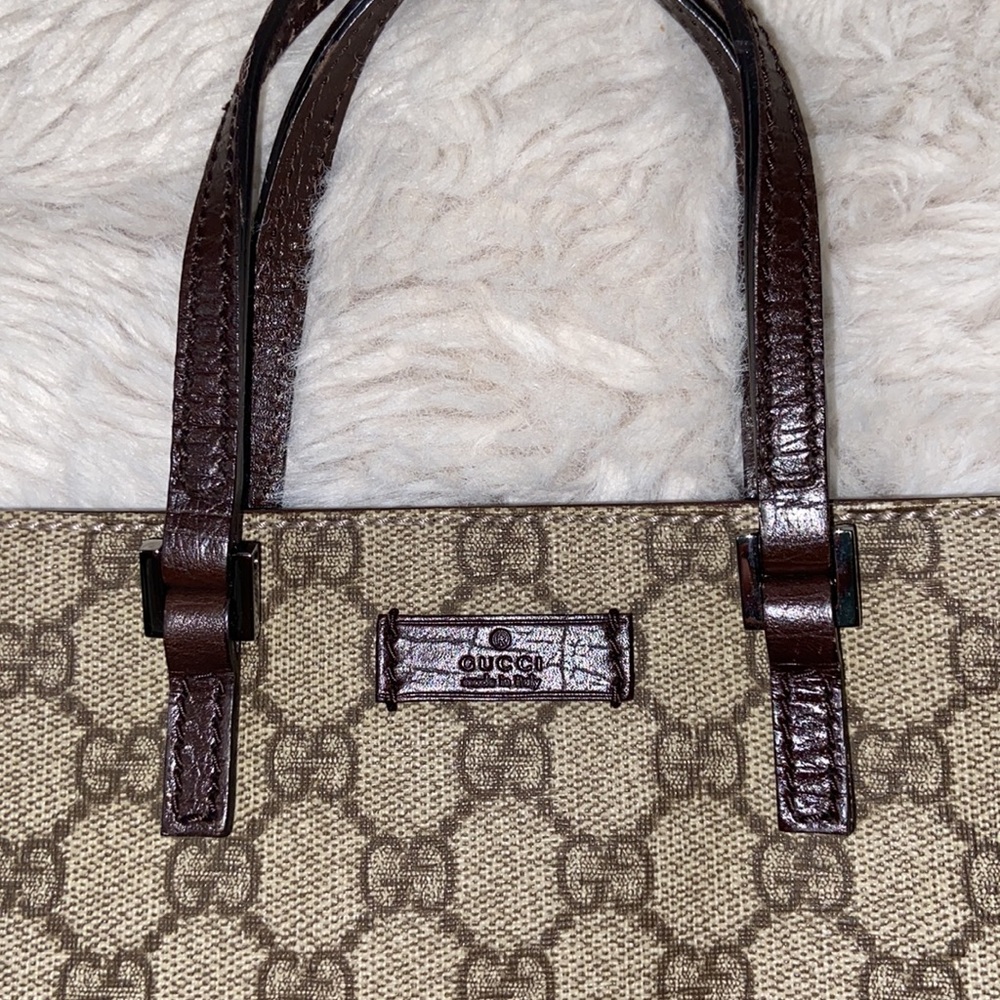 GUCCI Vintage Mini GG Supreme Handbag